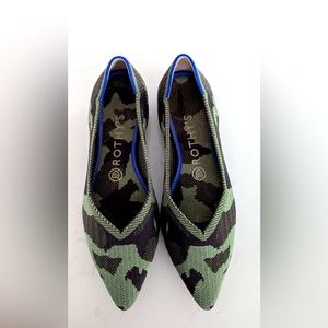 Rothy’s The Point in camo color 7.5